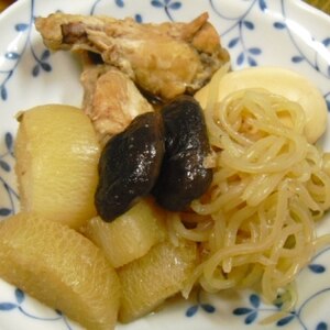 簡単♪鶏手羽と大根の煮物